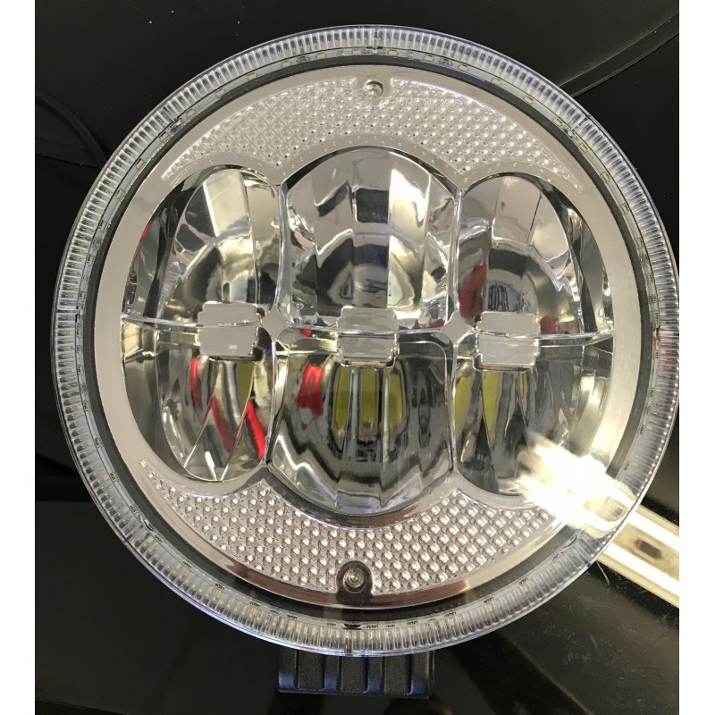PHARE LONGUE PORTEE AUTOLAMP FULL LEDS BLANC + ANGEL EYES 229MM PHARE LONGUE PORTEE AUTOLAMP FULL LEDS BLANC + ANGEL EYES 229MM