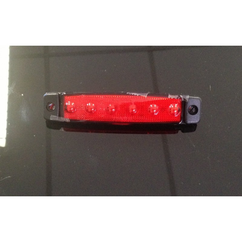 FEU DE GABARIT 6 LEDS EXTRA PLAT A POSER ECLAIRAGE ROUGE FEU DE GABARIT 6 LEDS EXTRA PLAT A POSER ECLAIRAGE ROUGE