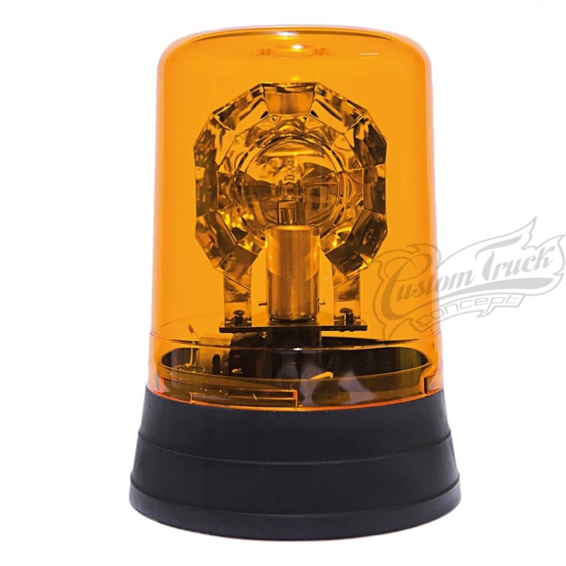 Gyrophare Nordik 24 volts ampoule pour Camion avec cabochon orange