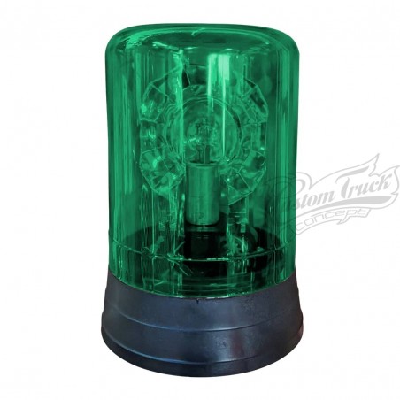 Gyrophare Nordik 24 volts ampoule pour Camion avec cabochon vert