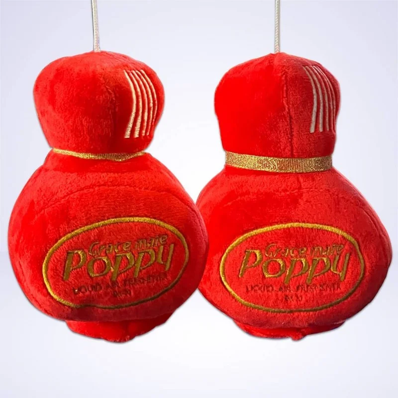 Peluches rouges Poppy Original camion 14cm x 10cm