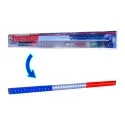 Bande lumineuse 45 LED France 24 volts 60cm éclairage Bleu Blanc Rouge