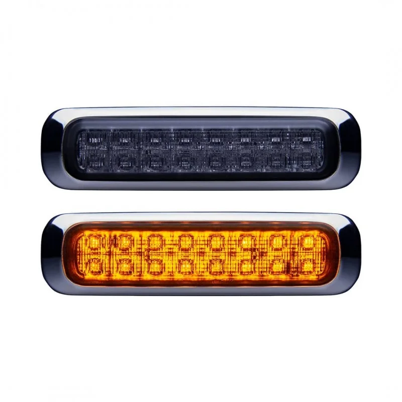 Feu clignotant arrière orange LED 12-24 volts Dark Knight