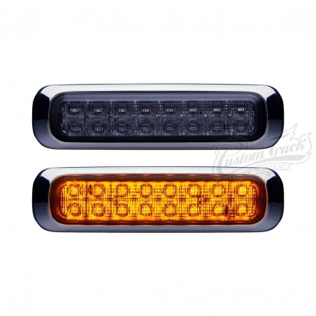 Ahlsen 2pcs 12-24V LED Stroboscopique Voiture Ampoule Led Voiture Orange  Lumineux Feux éclairage Remorque Clignotant
