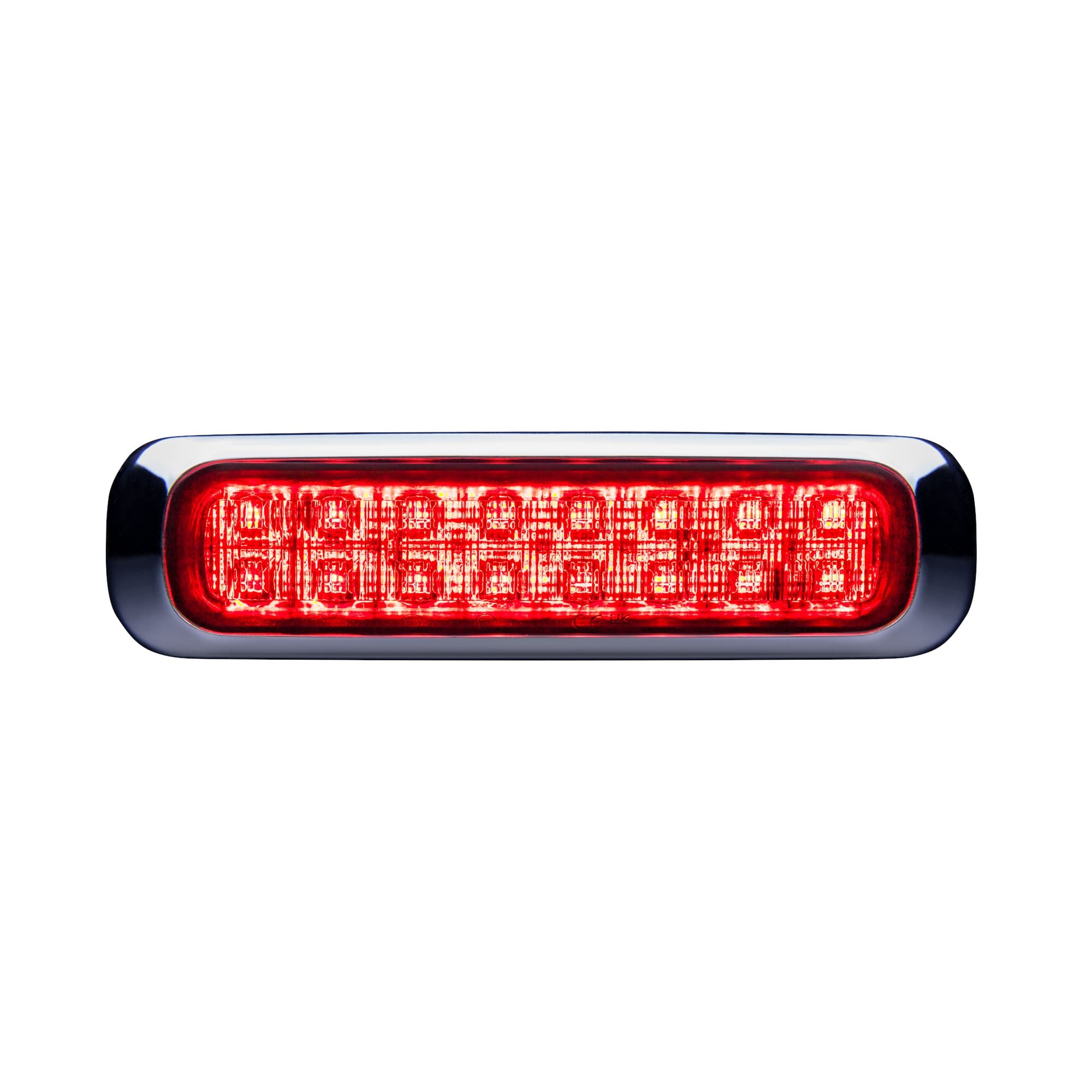 Feu de freinage à LED de voiture, style F1 DRL rouge 12 LED arrière  antibrouillard feu