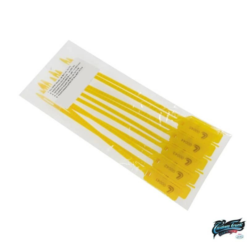 Lot De 6 Câbles De Sécurité Pour éclairage Scène - Longueur 50 Cm, Diamètre 2 Mm, Tête Transparente - Fixation Treillis, Spots