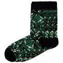 3 paires de chaussettes en Tissu Danois vert