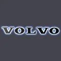 Logo inox Volvo lumineux LED pour calandre 24V blanc ou orange