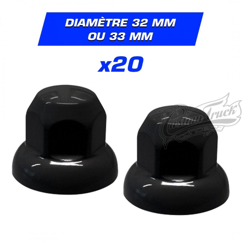 ECROU DE ROUE Boulons-Cache Chrome Plasticue Pour Camion Reanault DAF  80x32mm EUR 59,99 - PicClick FR