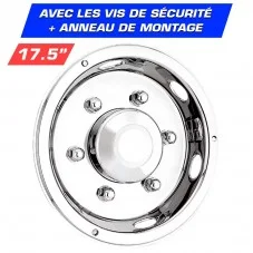 Enjoliveur arrière Camion 17,5 inox Custom semi-profond