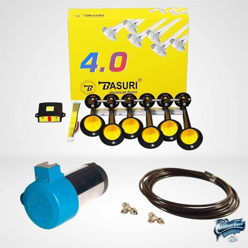 New Basuri® Air Horn 4.0 - Horn 22 Melodies for Buses and for All
