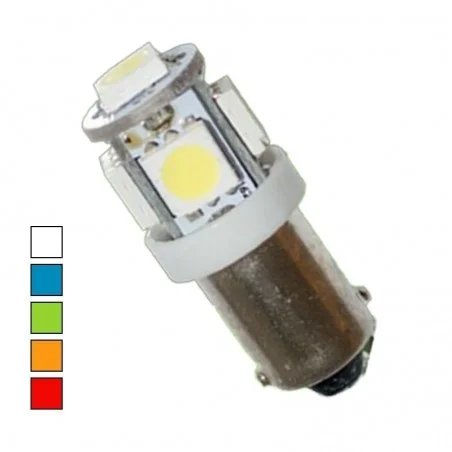 Ampoule BA9S 24V LED couleur au choix