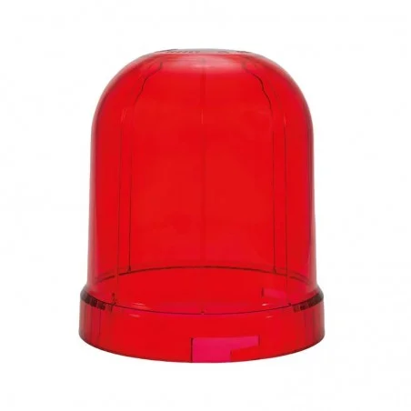 Cabochon Rouge de Gyrophare LEDs 12-24 Volts 3 étages