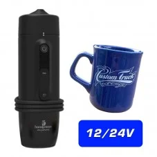 Pack Cafetière 12-24v Handpresso Auto à capsules Nespresso avec Mug Custom Truck Concept