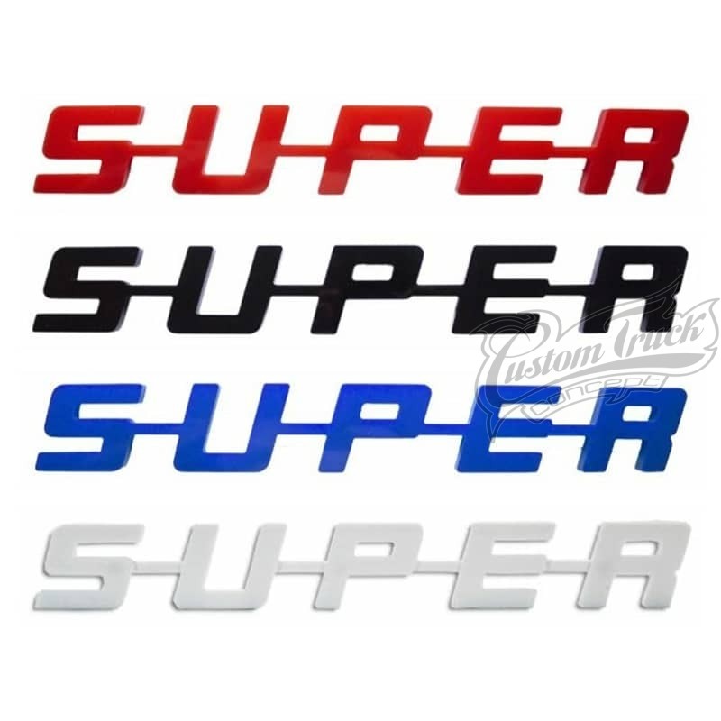 Logo SUPER Scania compatible Old School en acrylique