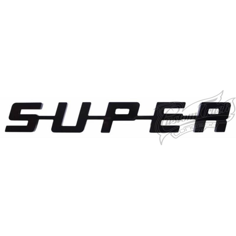 Logo SUPER Scania noir...
