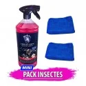 Mini Pack Nettoyant Insectes 1L Great Lion avec 2 Chiffons microfibres