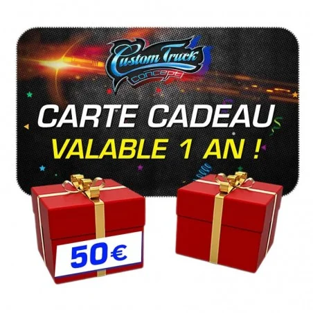 Carte Cadeau Custom Truck Concept pour 50 euros