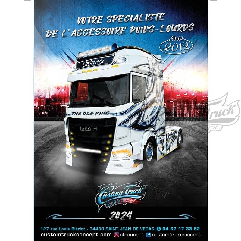 Calendrier Custom Truck Concept 2024 13 camions équipés CALENDRIER