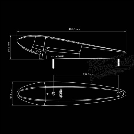 Dimensions Feu type Torpedo chromé LEDs position et clignotant 10-32 Volts Silver Arrow