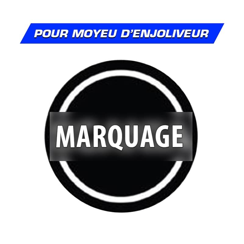 Logo Scania en relief pour Moyeu d'enjoliveur Camion