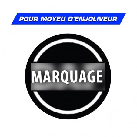 Logo Daf en relief pour Moyeu d'enjoliveur Camion