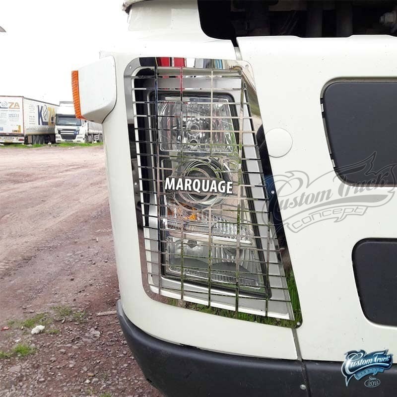Grilles inox pour phares Volvo FH2 FH3