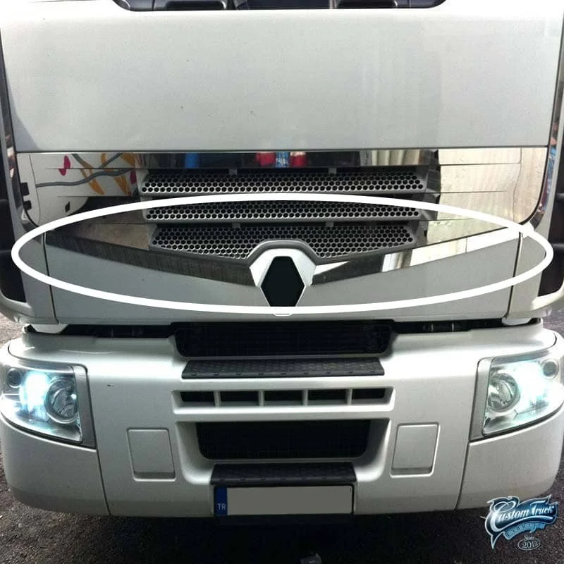 Entourage inox grille de calandre Renault Premium