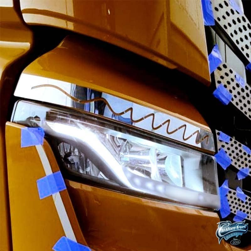 Clips De Grilles De Phares Optima Pour IVECO TRAKKER (06-) – Neuf – Avant