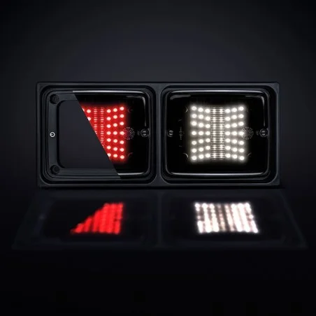 Double Support de Feux arrières horizontal Strands IZE LED pour Camion