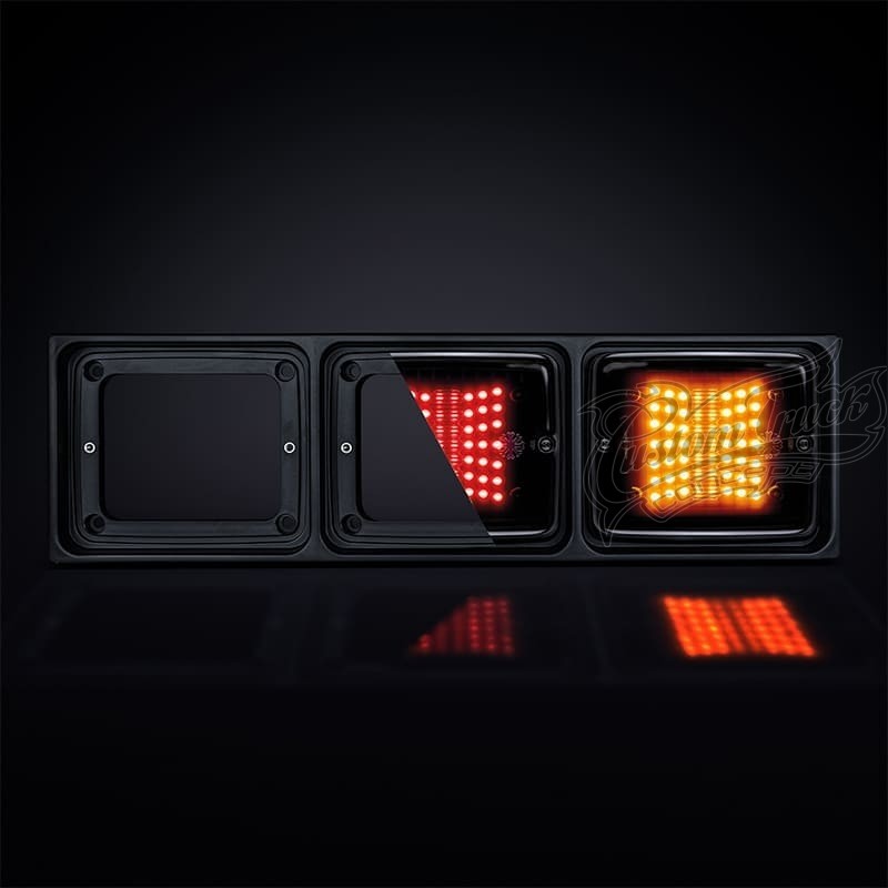 3 Supports de Feux arrières Strands IZE LED pour Camion