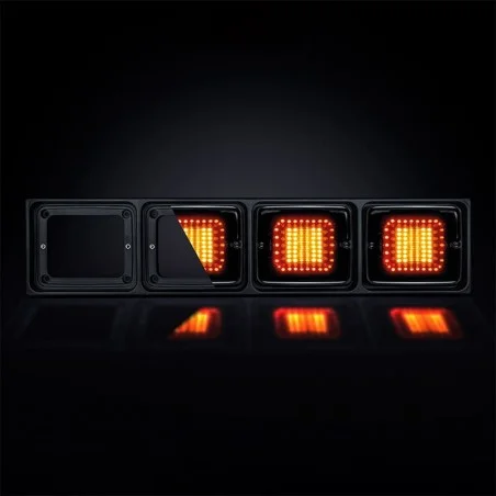 4 Supports de Feux arrières Strands IZE LED pour Camion