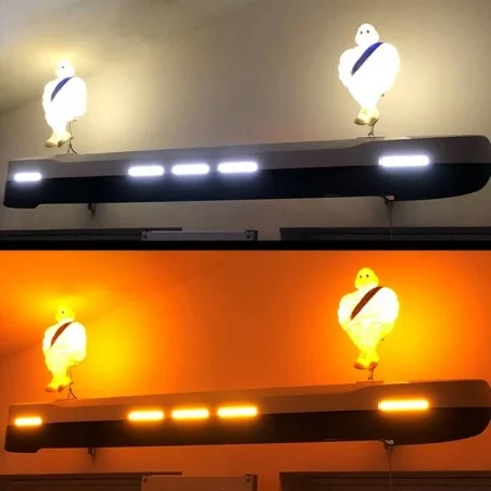 Modules LED Blanc / Orange pour Bonhomme Bibendum Michelin 40cm / 42cm / 44cm en Feux de position