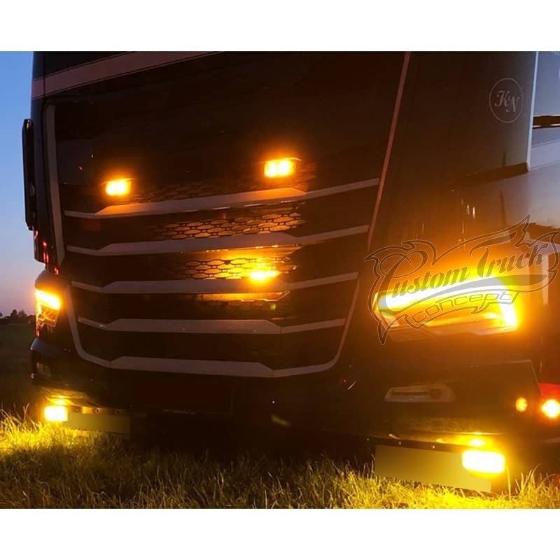 Kit de conversion LED orange ou blanc chaud pour camion Feux de jour DAF XG, XG+ et XF 2021
