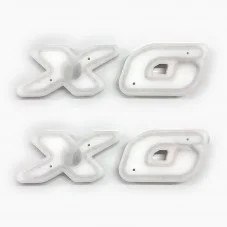 Accessoires Deux Bases lumineuses pour logo DAF XG LED Orange éclairage compatible