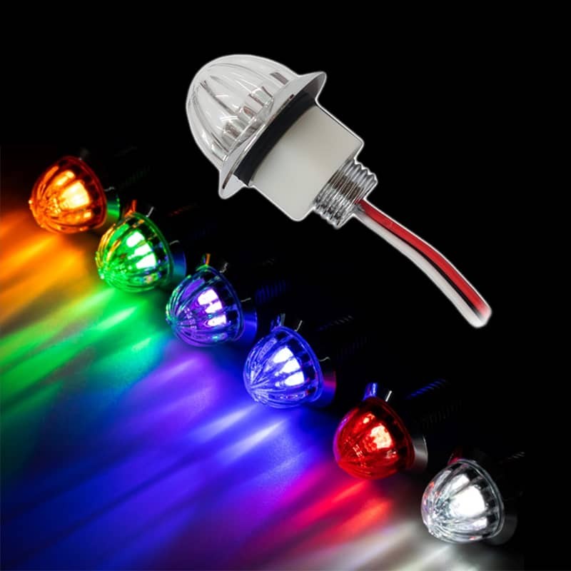 Insegna 24V LED argento opaco V8 per autocarri Scania S R G P