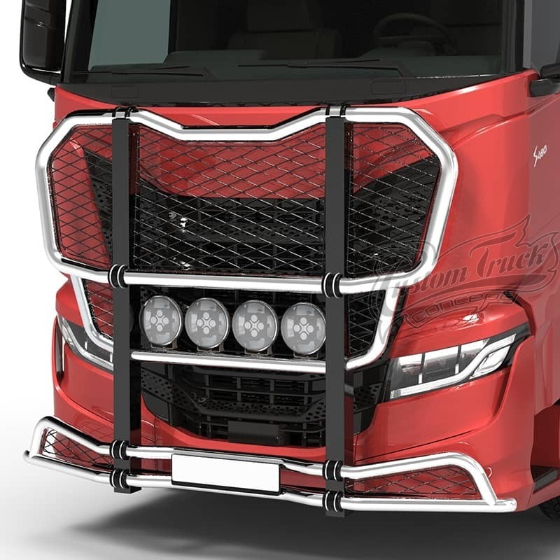 Pare buffle camion Iveco S-Way en inox - Accessoire compatible