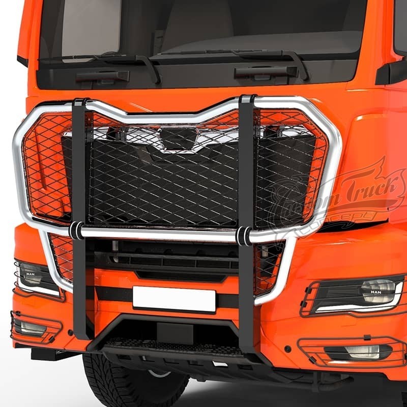 Pare buffle compatible camion MAN TGS 2019 en inox