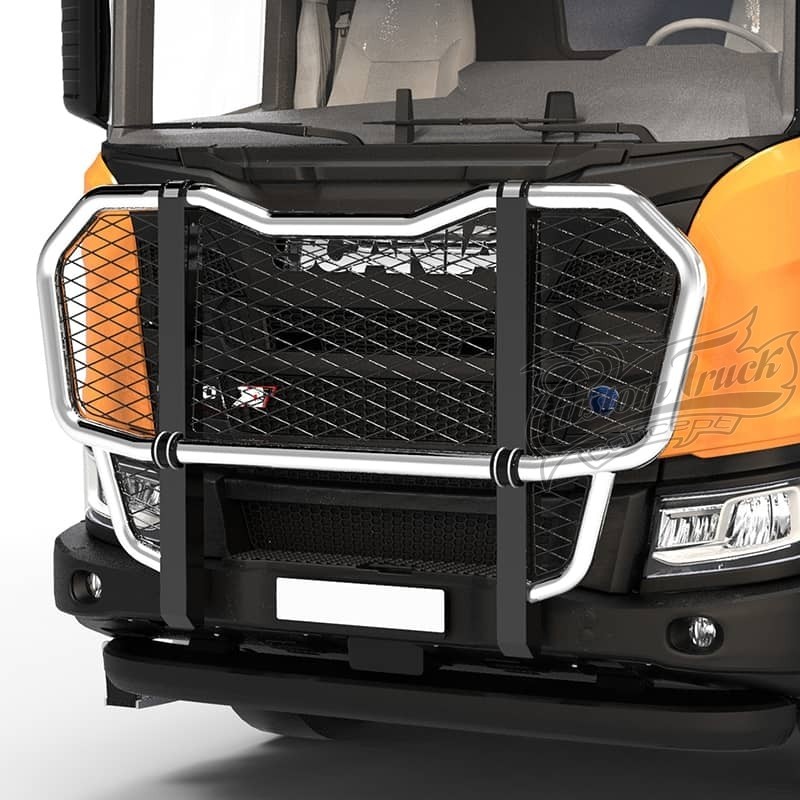 Pare buffle camion Scania XT 2020 en inox - Accessoire compatible