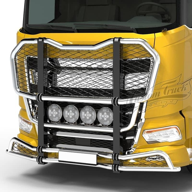 Pare buffle camion DAF XG en inox - Accessoire compatible