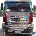 Grille de calandre inox Scania G400 chromée perforée