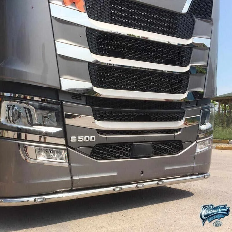 Habillages inox grille calandre Scania S R New Generation 2017 et plus