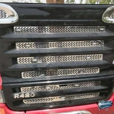 Grille de calandre inox Scania R 2004-2009 perforée