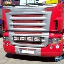 Boîte inox chromée pour 4 Phares sur Scania 1998-2016