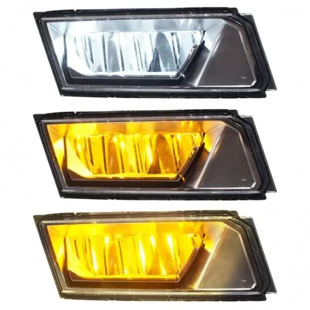 Modules LED pour Feux Antibrouillards Scania Next Generation 2023 Blanc / Orange et Flash - Compatibles