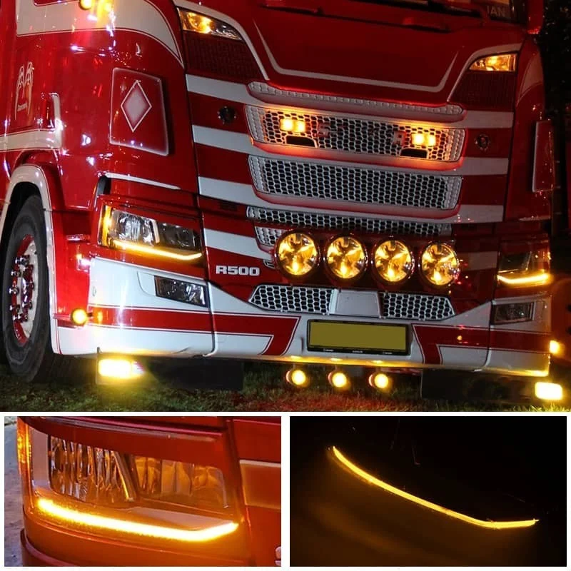 Kit de Conversion orange Feux de jour Scania R et S Next Generation 2016 éclairage compatible