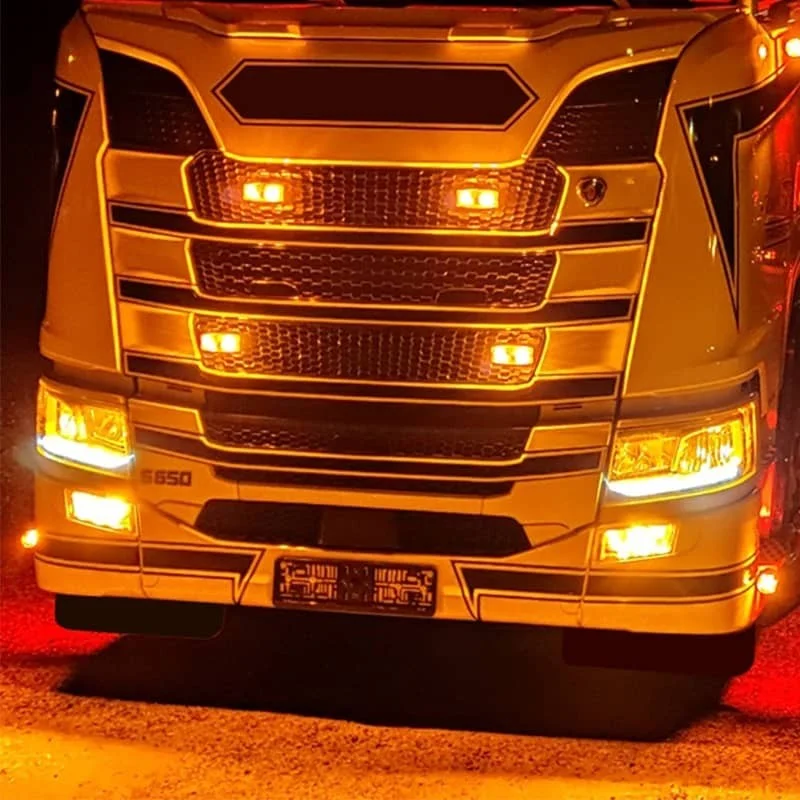 Modules LED Oranges pour Feux de Route Scania Next Generation - Compatibles