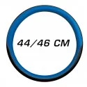 Dimensions du couvre volant pour camion 44 cm et 46 cm en simili cuir bleu et noir