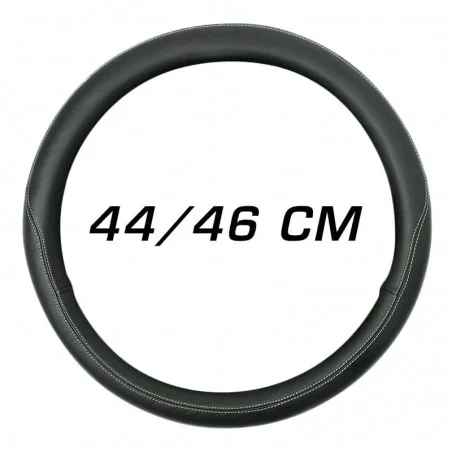 Dimensions du couvre volant pour camion 44 cm et 46 cm en simili cuir noir