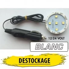 Support LED Blanc pour Flacon Poppy Grace Mate Désodorisant camion